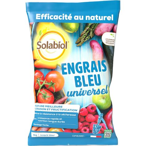 Engrais Bleu Universel - Croissance Rapide - Jusqu'à 50m² - 4Kg (1/5)