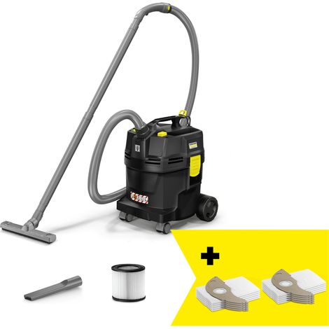 Kärcher – Aspirateur eau et poussières NT 22/1 Ap L – 1400W – Décolmatage semi-automatique – Pour surfaces humides et sèches – 50% plastique recyclé