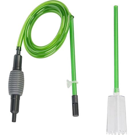 Kit de nettoyage d'aquarium, pompe à siphon pour aquarium de 10 à 100 litres (longueur maximale : 180 cm) (1/3)