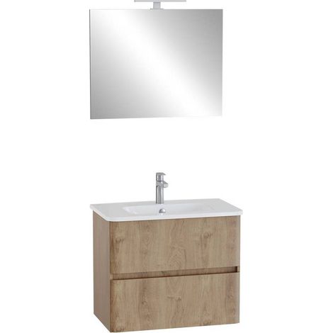 MOBILE BAGNO 'MIA ROUND PLUS' base cm. 75 x 44,5 x 62,5 - golden oak