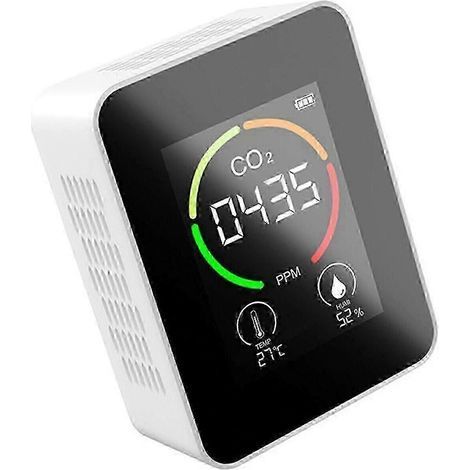 WellWhite, appareil de mesure du CO2, de la température et de l'humidité, instrument de mesure portable trois-en-un (1/4)