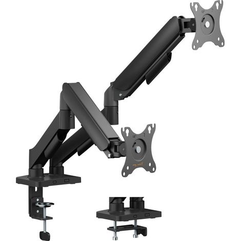 My Wall Supporto per monitor HEG10L 2 Display: (s) 43,2 cm (17) - 81,3 cm (32) Regolabile in altezza, Inclinabile, Gi (1/5)