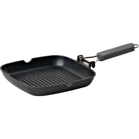 GUZZINI Bistecchiera Cook & Special 24 x 24 Cm con Manico Abbatt. Nero