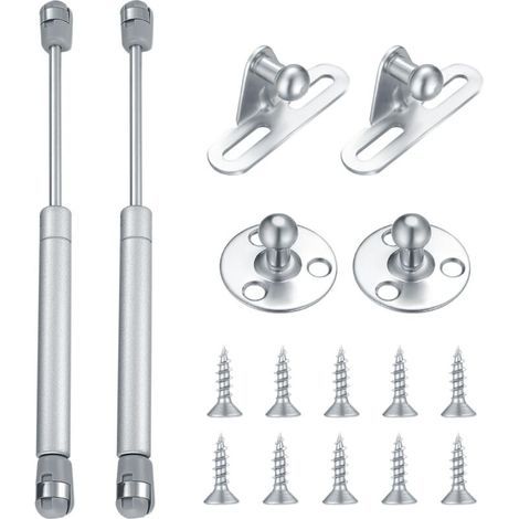Pistons à gaz, 100 N, 10 kg, vérin à gaz pour portes d'armoires, meubles de cuisine, élévation pneumatique Lid Stay élévables, charnière