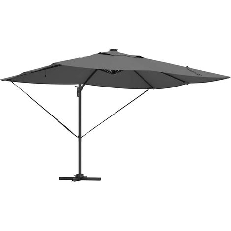 Parasol Anthracite 352 x 251 x 265 cm Polyester et Aluminium (1/5)