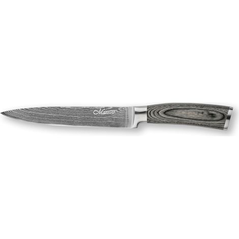Coltello multiuso in acciaio di Damasco da 7 pollici