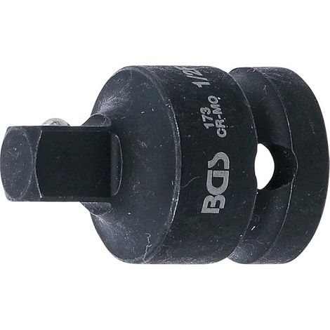 Adaptateur de Clé à Douille à Choc - Femelle 12,5 mm (1/2), Mâle 10 mm (3/8) - Acier Résistant - Adaptation - D-Work (1/5)