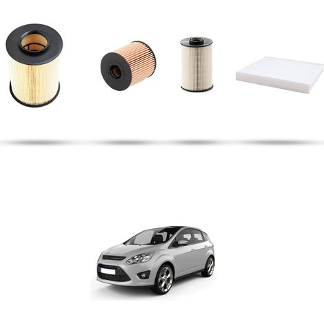 Kit tagliando 4 filtri compatibile con Ford C-Max II 2.0 tdci 85kw dal 2010 (1/5)