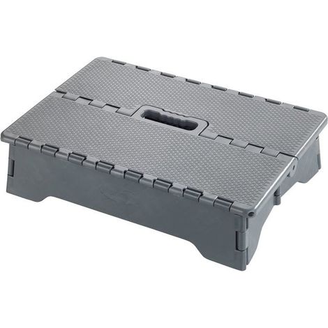 Marche Pliable Marche très Stable avec Surface antidérapante jusqu'à 250 kg Marche de sécurité Pliable Pieds, 28x40x10cm (1/3)