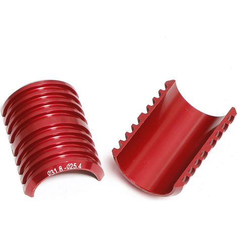 Cale de conversion pour guidon de vélo 25,4-31,8 mm, adaptateur/entretoise réducteur en alliage d'aluminium pour VTT (1/5)