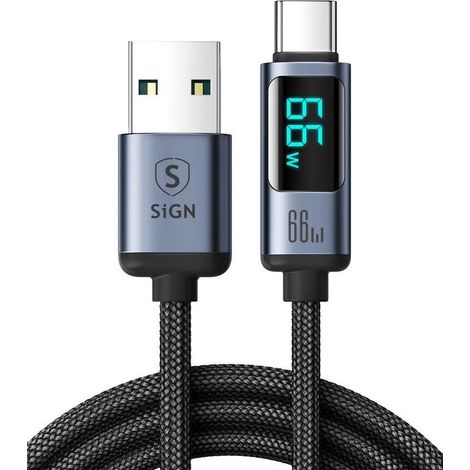 Cable blinde prism series 66 w usb a vers usb c 12 m - noir