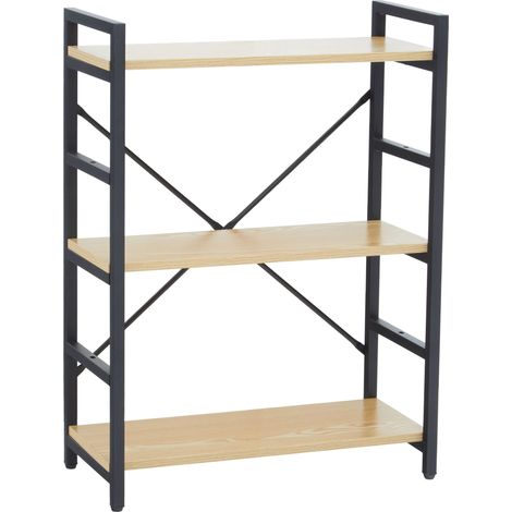 Premier Housewares Laxton 3 Tiered Light Yellow Shelf Unit (1/5)