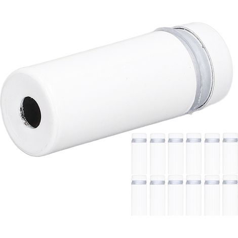 Lot de 12 vis à encryptage inox pour enseigne murale publicitaire, clous déco acrylique 12x30mm (1/5)