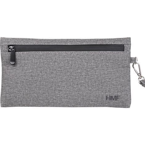 HMF 44212 Geruchsdichte Tabaktasche, Leckerlibeutel für Hunde, Polyester, Größe M, Grau (1/5)