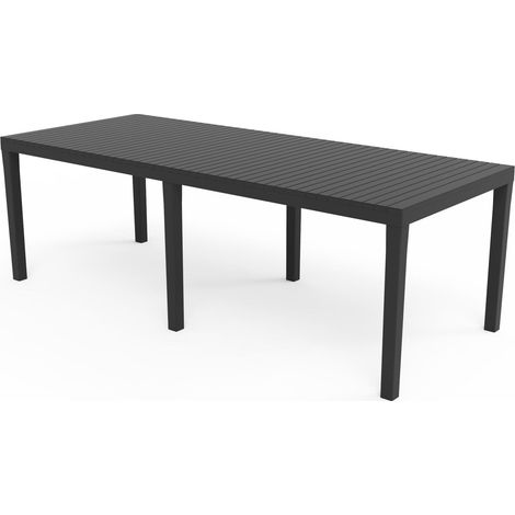 Tavolo da Esterno - Nero Antracite 90x220x72h cm
