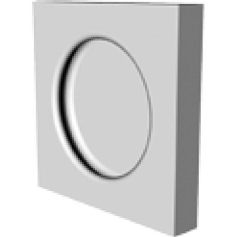Poignée autocollante - Hauteur : - - Entraxe : - - Décor : Inox - Diamètre : - - Longueur : - - Dimensions : 60 x 60 mm - Matériau : Inox - FOSUN