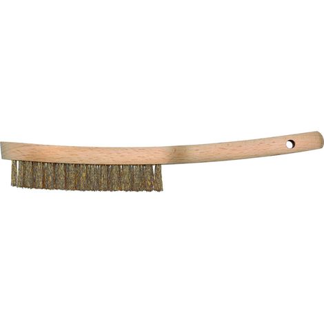 GEDORE red L+ R93700043 Drahtbürste 3-reihig 290 mm Holzgriff (1/2)