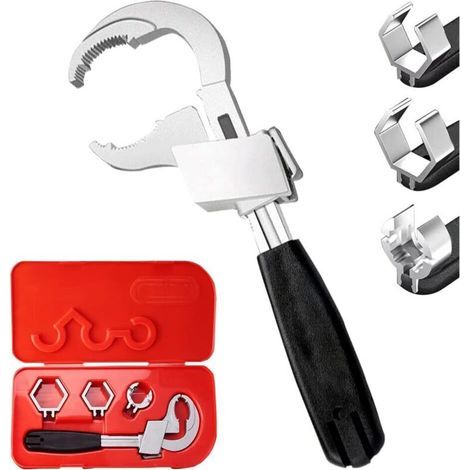 Llave universal ajustable de doble extremo – Llave inglesa multifuncional para reparación de tuberías (1/5)