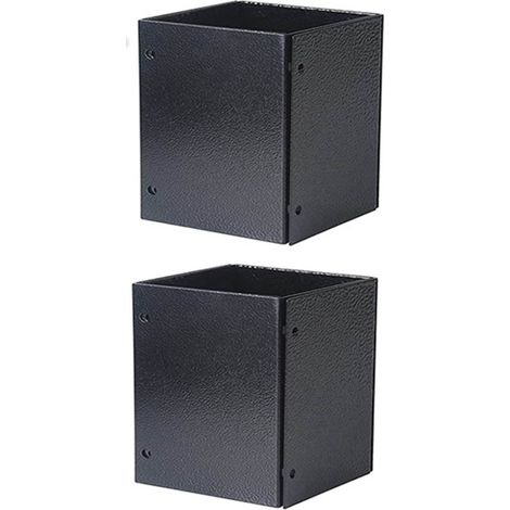 Protection de poteau en acier inoxydable réglable pour boîte aux lettres et clôtures (1/5)
