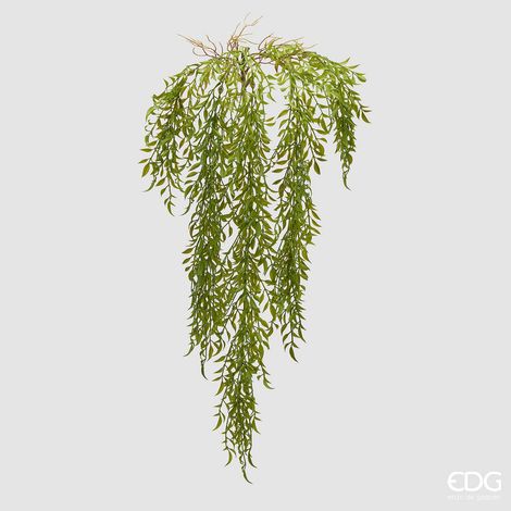 EDG Enzo De Gasperi Pianta Artificiale Ruscus Cadente H 100 Cm Verde – Pianta Decorativa Realistica Design Moderno