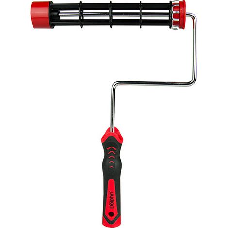Monture Pour Rouleau Blue Dolphin Serie 330, 25 cm, Poignee De Peinture Professionnelle