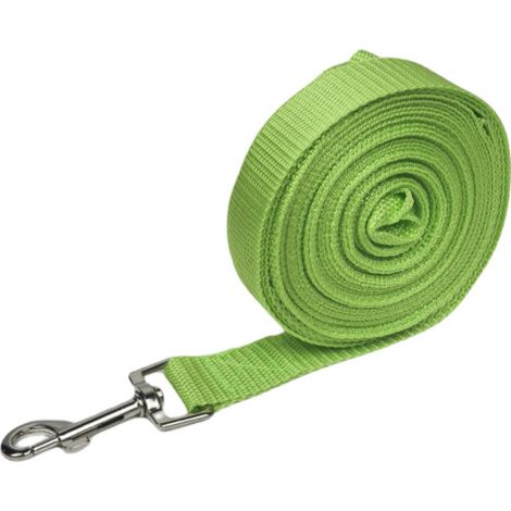 Longe pour Chien en Nylon Résistant, 3m, Laisse Chien Longue avec Poignée Rembourrée, Mousqueton Rotatif 360°- 3m