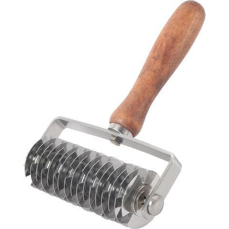 Couteau à Rouleau en Acier Inoxydable, treillis de Pâte, Outils de Cuisine pour la Cuisson de Pizza et de Biscuits (1/5)