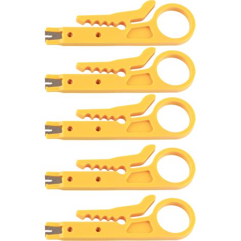 5Pcs Pince à Dénuder Compacte et Robuste pour Câbles Ethernet CAT5/CAT6, Imprimantes 3D et Tuyaux PTFE (1/5)