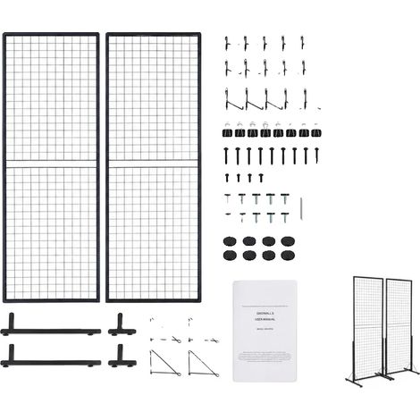 Displayständer, freistehender T-Basis, vielseitiger Organizer, 2Stück (1/2)