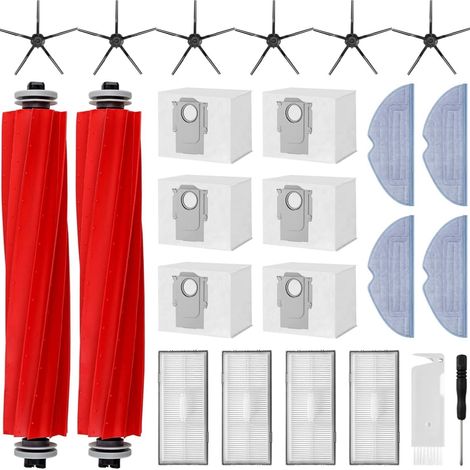 Kit d'accessoires pour Xiaomi Roborock S7 Pro Ultra/S7 MaxV Ultra