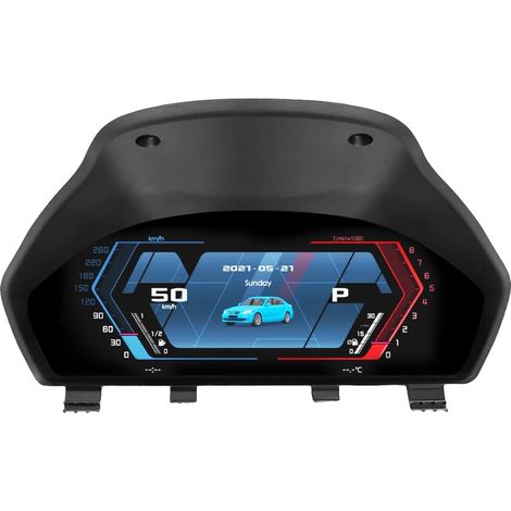 Panneau de tableau de bord, compatible avec les séries 3-4 F30 F31 GT-F34 F32 F33 F36, écran LCD de 12,3 pouces, haute résolution, Pour F30（HDMI） (1/2)