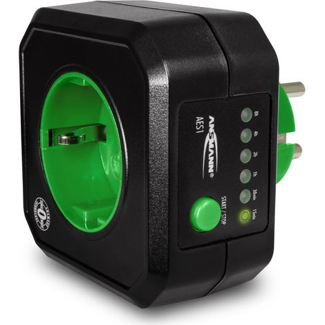 Ansmann 5024063 Steckdosen-Timer digital Tagesprogramm 2500 W IP20 (1/5)