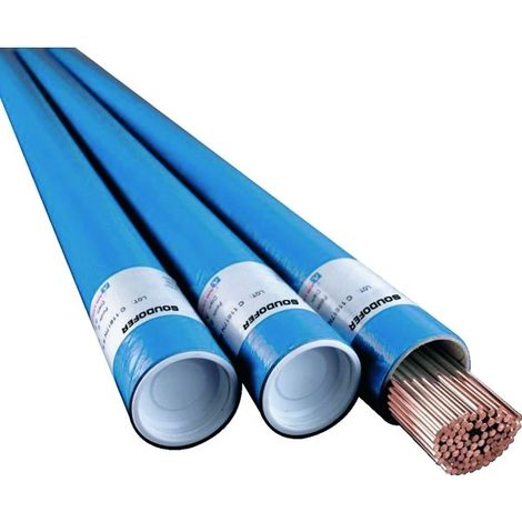 Baguette d'apport TIG en aluminium AG5 (Er5356) 3,2 mm - Étui de 5 kg - Spécialiste Selectarc