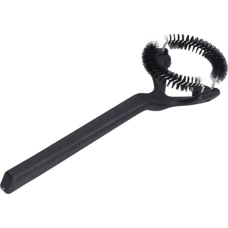 Abnehmbare, hitzebeständige, runde Reinigungsbürste aus Nylon für Kaffeemaschinen, 58 mm / 2,3 Zoll (1/5)