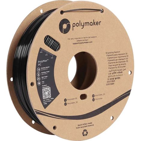 3D-Druckerfilament Polymaker polymax tough pc hohe Wärmebeständigkeit (1/3)