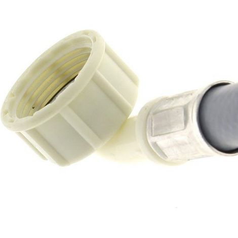 Tuyau Arrivée D'eau - 1,6 M - Raccord 3/4 Pouces Droit Et Coudé - Compatible Machines À Laver Et Lave-Linge - 1 Pièce (1/4)