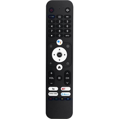 Mando a distancia de repuesto HTR-U31 con control por voz para televisores H32K66UG, H43K66UG, H50K66UG, HTR-U28, LE40K660G, H50S6UG y H55S6UG.