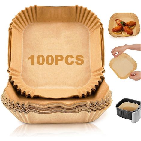 Papier sulfurisé en rouleau (pour friteuse à air chaud), imperméable et résistant à l'huile (1/5)