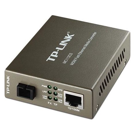 TP-LINK MC112CS convertisseur de support réseau 1000 Mbit/s 1550 nm Noir (1/4)