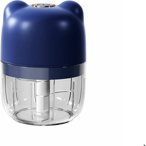 Elektrischer Küchen-Zwiebelschneider für Zwiebeln, Knoblauch, Gemüse und Obst, 250 ml, USB-Ladegerät, Zwiebelschneider, Gemüseschneider (1/5)