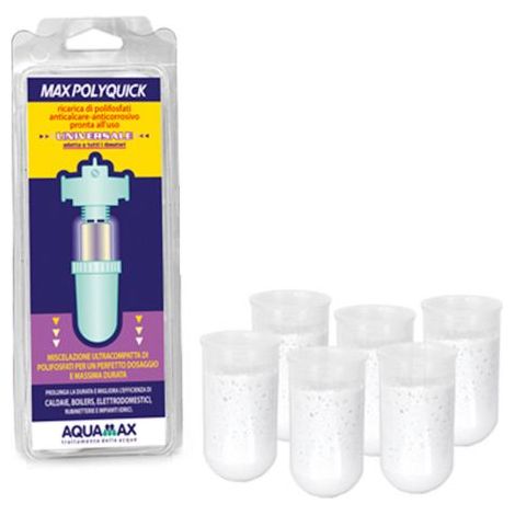 RICARICA POLIFOSFATI MAXPOLYQUICK PER DOSATORE 6 CARTUCCE DOSAMAX BLU (18911)