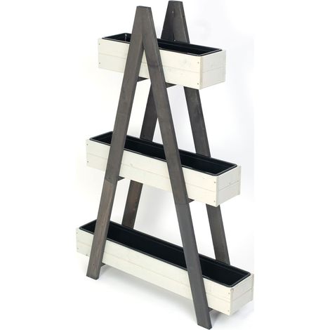 Westmann Étagère pour plantes en bois Ella  Gris  101x25x147 cm (1/5)