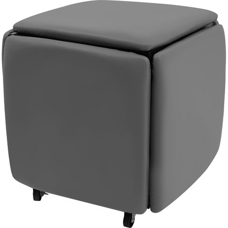 Multifunktionaler Sofahocker, 5-in-1-Sofahocker, stapelbarer Kombinationshocker (1/5)