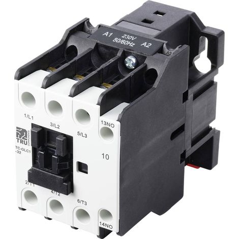 TRU COMPONENTS TC-GLC1-32 230V Contattore 3 NA 15 kW 230 V/AC 32 A 1 pz. (1/4)