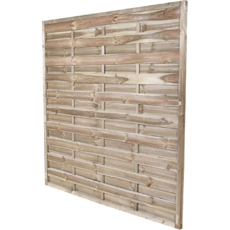 Windschutzpaneel aus imprägniertem Holz 180x180
