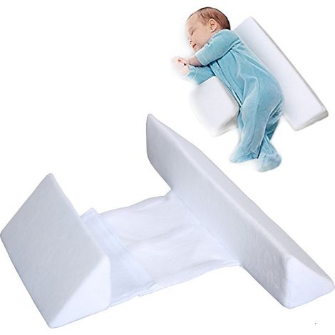 Baby, Pillow, Baby, Side, Sleeping Pillow, Triangle, Side, Support Pillow, For, Babies, Anti, Flat H (1/5)
