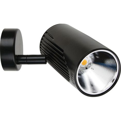 LUMI 01 Proj. s/patère noir angle 32° LED intég. 19,5W 4000K 1650lm ARIC 50171