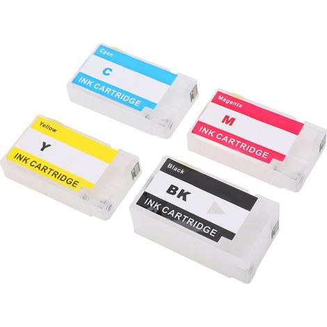 Lot de 4 cartouches d'encre de rechange pour imprimantes 1100, 1200, 1300, 1400, 1500, 1600 et 1900 (1/5)