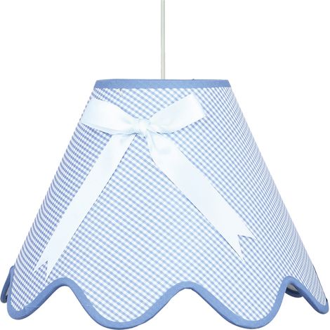 Suspension Candellux Lola blanche/bleue Ø40 E27 60W (1/2)