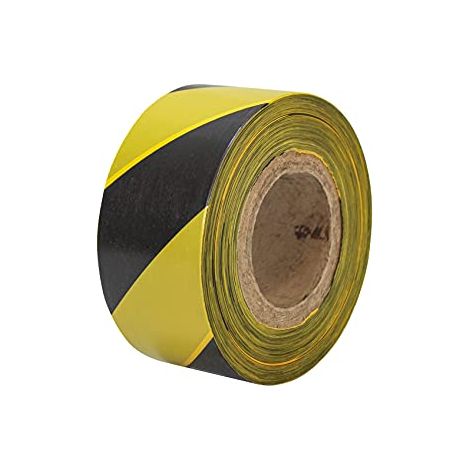 Faithfull, Nastro segnaletico Giallo/Nero, 70 mm x 500 m (1/2)